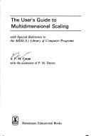 Tapa de The user's guide to multidimensional scaling