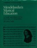 Tapa de Mendelssohn's musical education