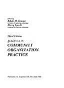 Tapa de Readings in community organization practice