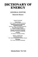 Tapa de Dictionary of energy