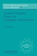 Tapa de Isolated singular points on complete intersections