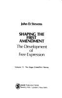 Tapa de Shaping the First Amendment