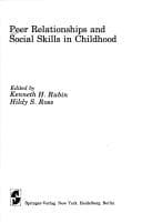 Tapa de Peer relationships and social skills in childhood