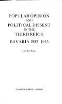 Tapa de Popular opinion and political dissent in the Third Reich
