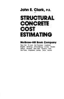 Tapa de Structural concrete cost estimating