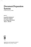 Tapa de Document preparation systems : a collection of survey articles