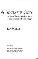Tapa de A sociable God