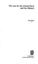 Tapa de The case for the Liberal Party and the Alliance