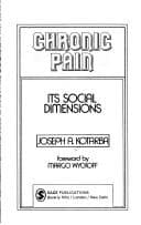 Tapa de Chronic pain