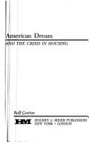 Tapa de Rescuing the American dream