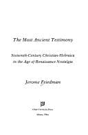 Tapa de The most ancient testimony