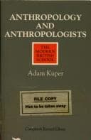 Tapa de Anthropology and anthropologists