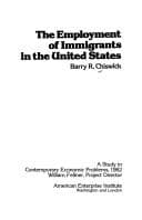 Tapa de The employment of immigrants in the United States