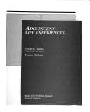 Tapa de Adolescent life experiences