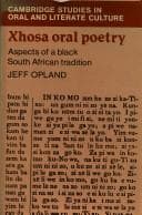 Tapa de Xhosa oral poetry