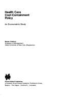 Tapa de Health care cost-containment policy