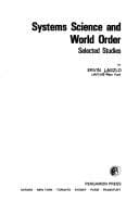 Tapa de Systems science and world order