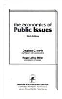 Tapa de The economics of public issues