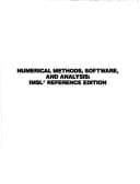 Tapa de Numerical methods, software, and analysis