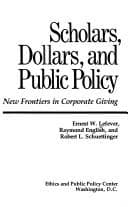 Tapa de Scholars, dollars, and public policy
