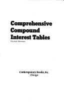 Tapa de Comprehensive compound interest tables