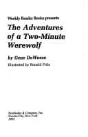 Tapa de The adventures of a two-minute werewolf