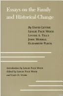 Tapa de Essays on the family and historical change