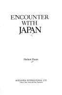 Tapa de Encounter with Japan