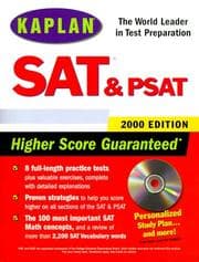 Tapa de KAPLAN SAT AND PSAT 2000 WITH CD-ROM