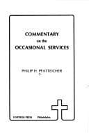 Tapa de Commentary on the occasional services