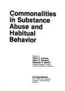 Tapa de Commonalities in substance abuse and habitual behavior