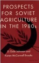 Tapa de Prospects for Soviet agriculture in the 1980s