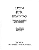 Tapa de Latin for reading