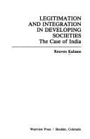 Tapa de Legitimation and integration in developing societies