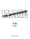 Tapa de The Un/necessary image