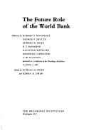 Tapa de The Future role of the World Bank