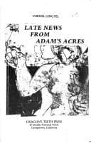 Tapa de Late news from Adam's acres