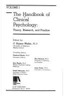 Tapa de The handbook of clinical psychology