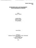 Tapa de Instrumentation and measurement for environmental sciences