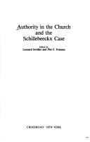 Tapa de Authority in the church and the Schillebeeckx case