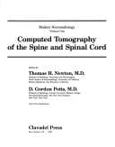 Tapa de Computed tomography of the spine and spinal cord