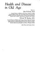 Tapa de Health and Disease in Old Age