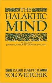 Tapa de Halakhic Mind