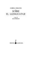 Tapa de Sobre el llenguatge