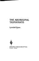 Tapa de The Aboriginal Tasmanians