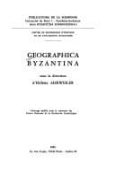 Tapa de Geographica Byzantina