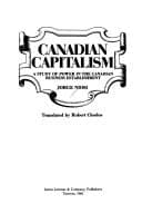 Tapa de Canadian capitalism