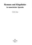 Tapa de Hymnen und Klagelieder in sumerischer Sprache