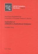Tapa de Application of UNIMARC to multinational databases
