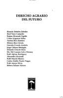 Tapa de Derecho agrario del futuro